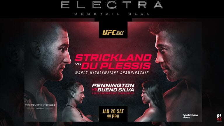 strickland vs du plessis at the electra cocktail lounge viewing party